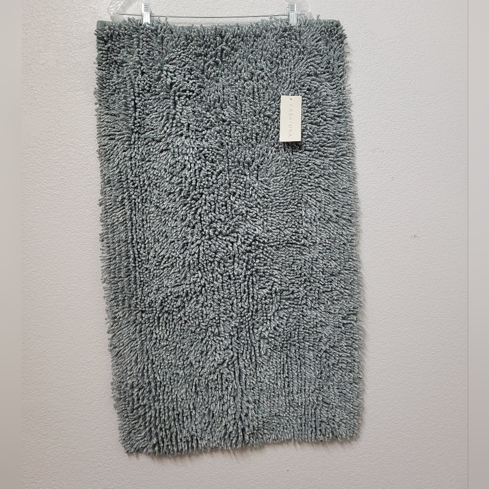 Casaluna Bath Mat 21in X 34in Green Nwt